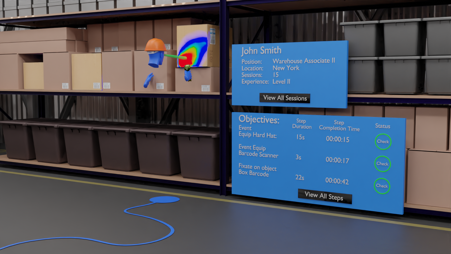 Cognitive3D for Training Simulation
