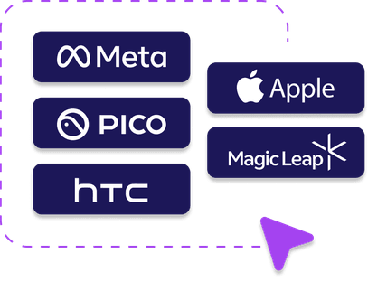 Use Any XR Headset